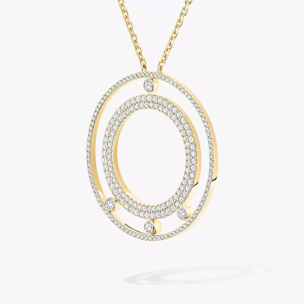 [Luxe Jewellery] Move Romane Long Pave_-Set Diamond Necklace