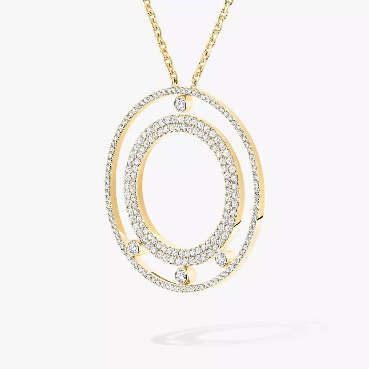 [Luxe Jewellery] Move Romane Long Pave_-Set Diamond Necklace