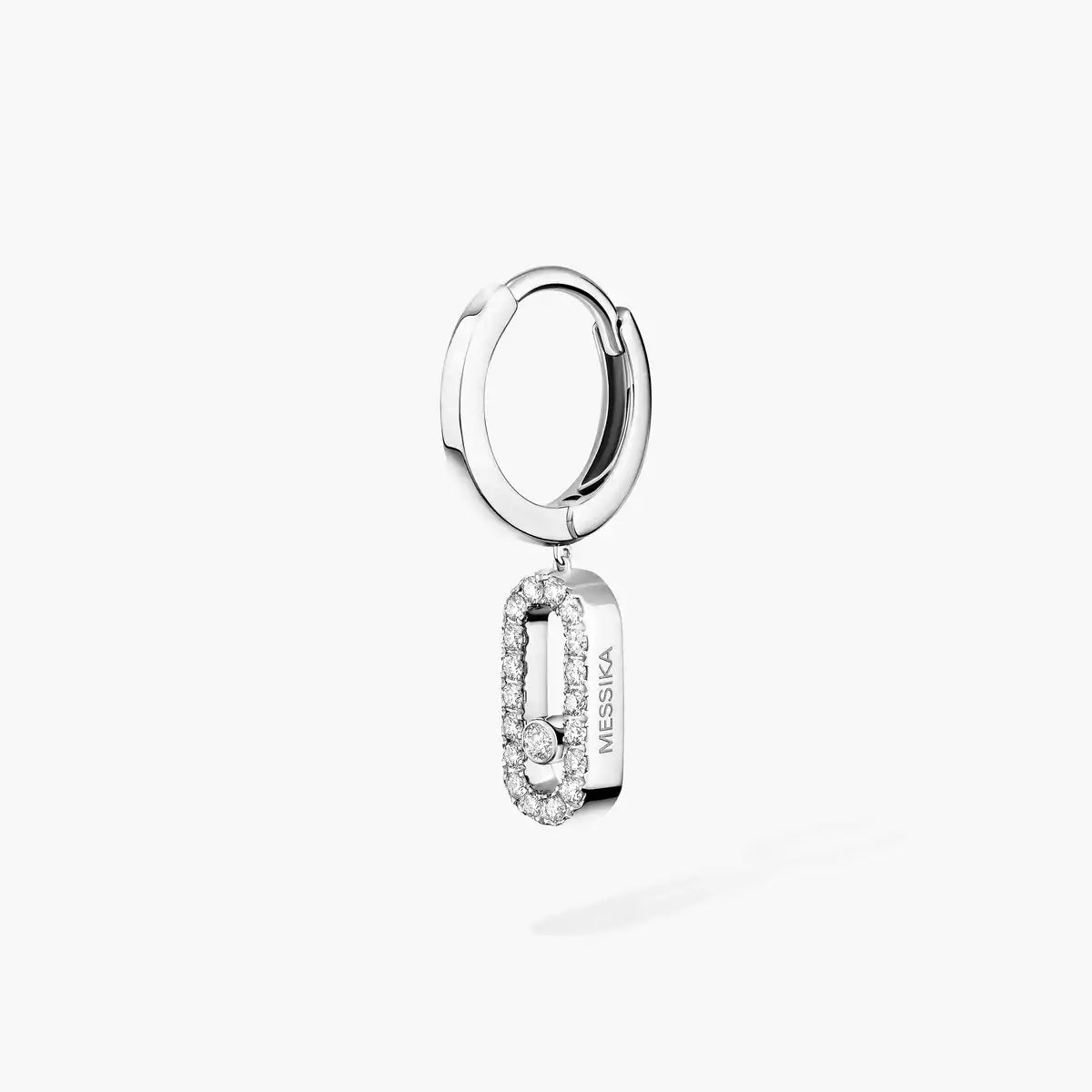 [Luxe Jewellery] Move Uno Single Diamond Hoop Earring