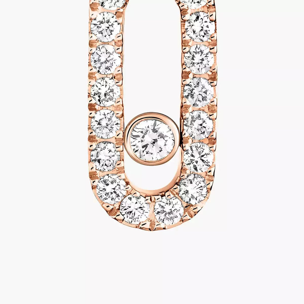 [Luxe Jewellery] Move Uno Single Diamond Hoop Earring