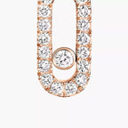 [Luxe Jewellery] Move Uno Single Diamond Hoop Earring