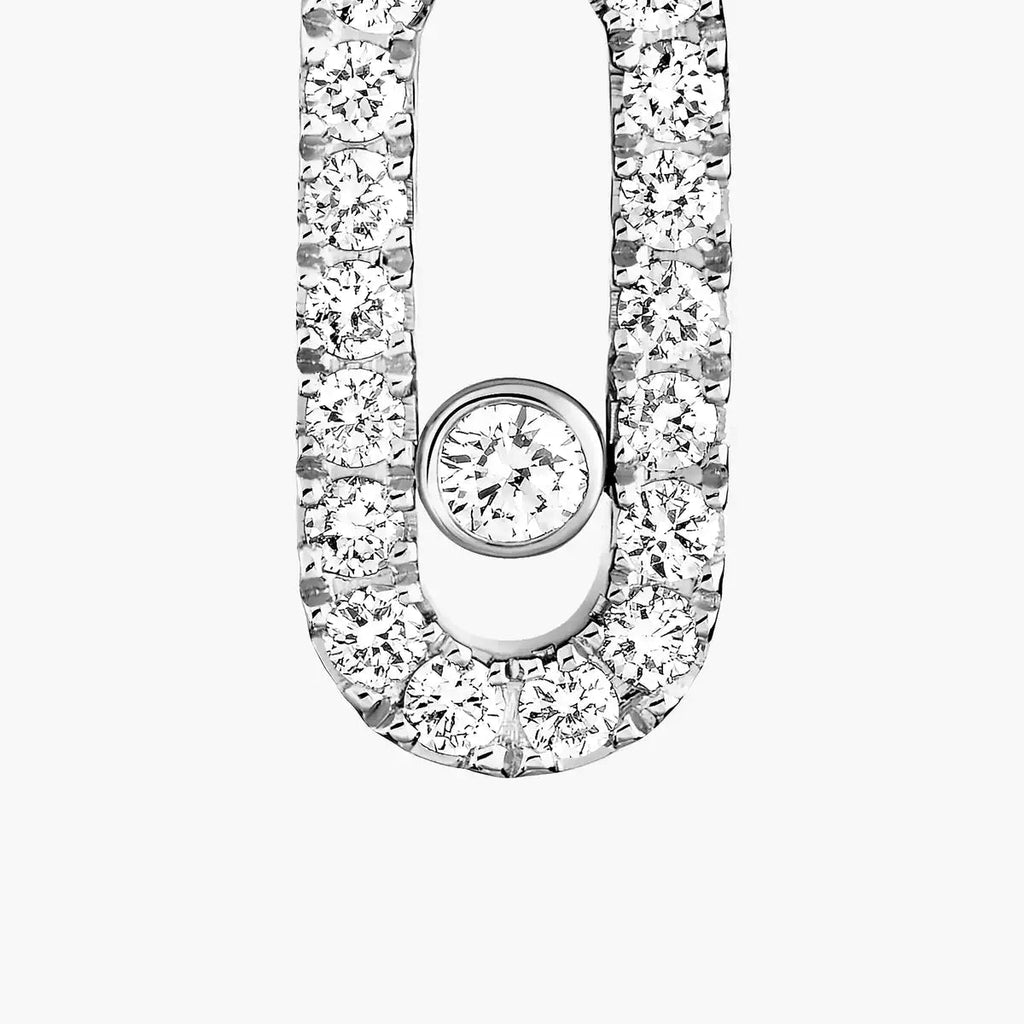 [Luxe Jewellery] Move Uno Single Diamond Hoop Earring