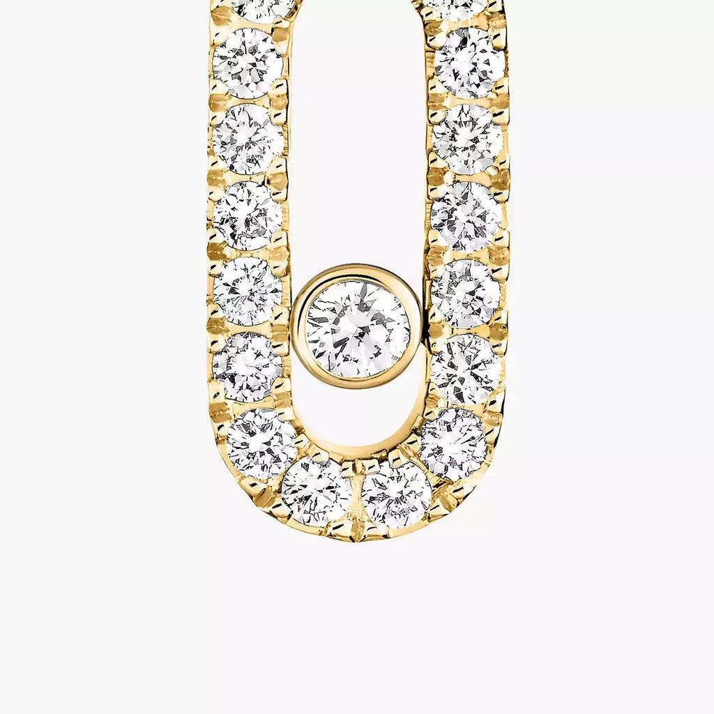 [Luxe Jewellery] Move Uno Single Diamond Hoop Earring