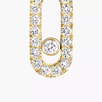 [Luxe Jewellery] Move Uno Single Diamond Hoop Earring