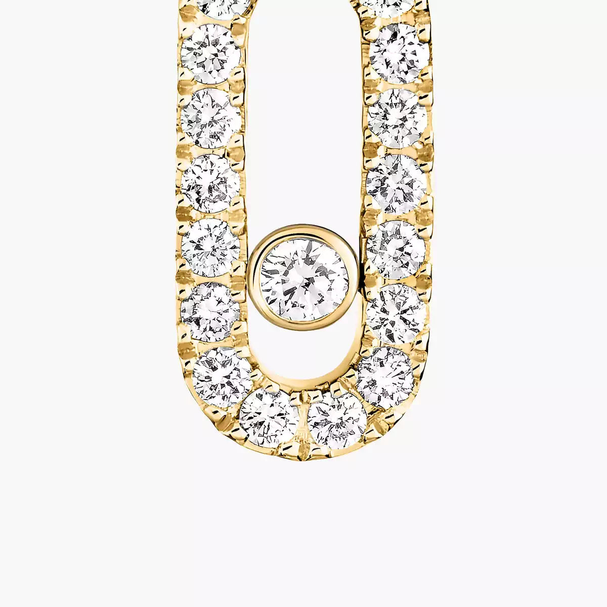 [Luxe Jewellery] Move Uno Single Diamond Hoop Earring