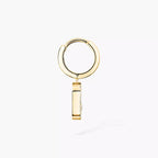[Luxe Jewellery] Move Uno Single Diamond Hoop Earring