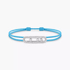 [LUXE JEWELRY]Messika Care(s) pink cord pavé bracelet