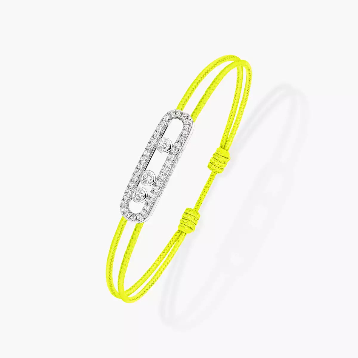 [LUXE JEWELRY]Messika Care(s) pink cord pavé bracelet