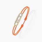 [LUXE JEWELRY]Messika Care(s) pink cord pavé bracelet