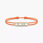 [LUXE JEWELRY]Messika Care(s) pink cord pavé bracelet
