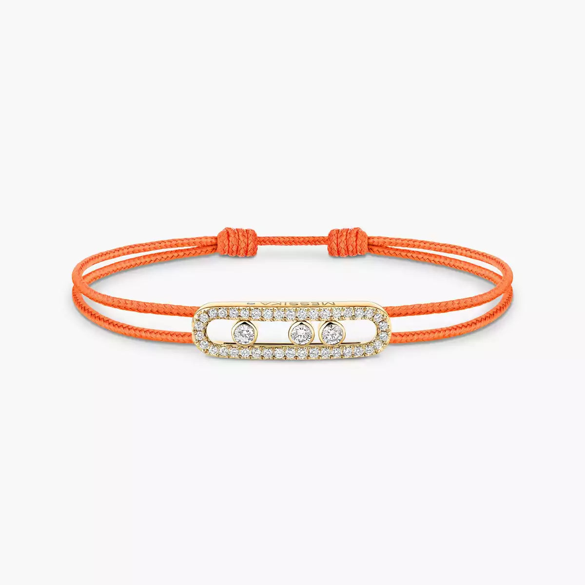 [LUXE JEWELRY]Messika Care(s) pink cord pavé bracelet