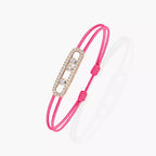 [LUXE JEWELRY]Messika Care(s) pink cord pavé bracelet
