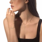 [LUXE JEWELRY]Diamond Thin Bangle 0.15ct My Twin Toi & Moi