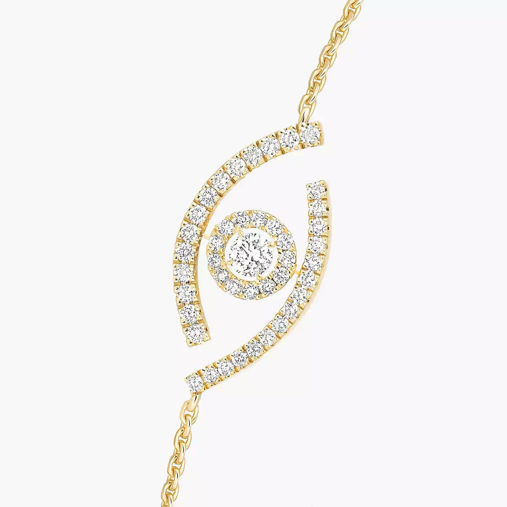 [Luxe Jewellery] Lucky Eye Pave-Set Diamond Bracelet