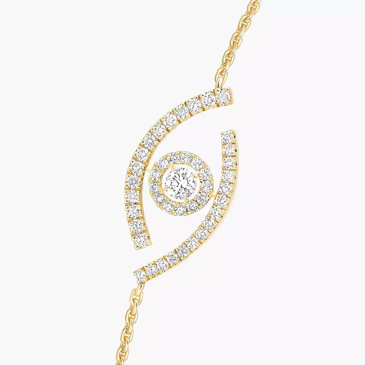 [Luxe Jewellery] Lucky Eye Pave-Set Diamond Bracelet
