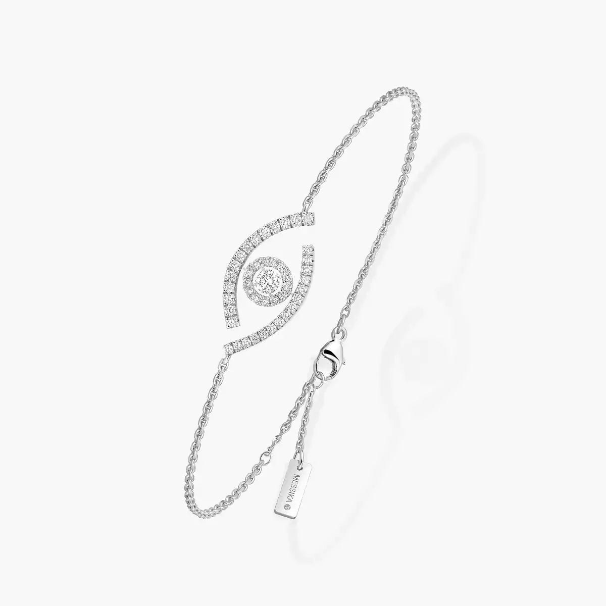 [LUXE JEWELRY]Lucky Eye Pave-Set Diamond Bracelet