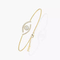 [LUXE JEWELRY]Lucky Eye Pave-Set Diamond Bracelet