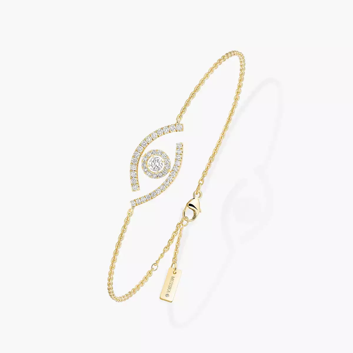 [LUXE JEWELRY]Lucky Eye Pave-Set Diamond Bracelet