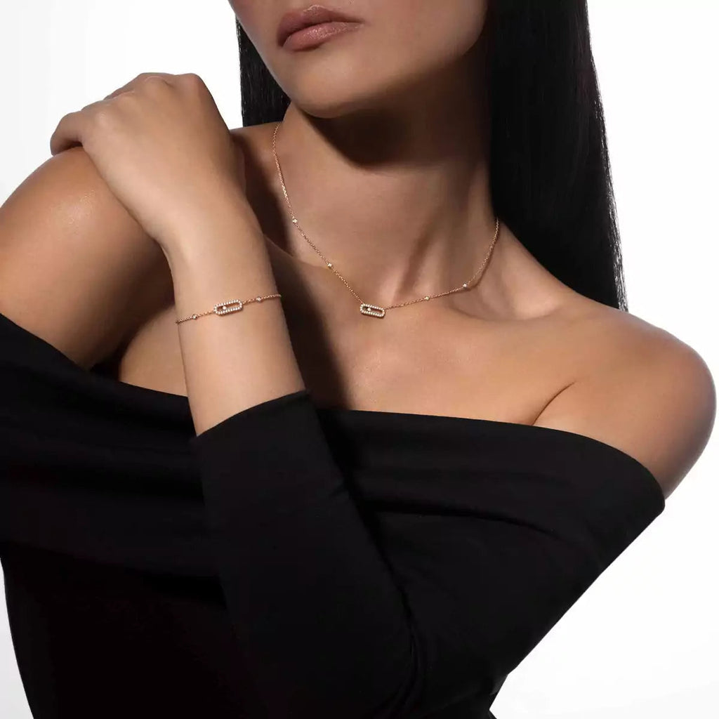 [LUXE JEWELRY]Move Uno Diamond Bracelet