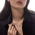 [Luxe Jewellery] Diamond Necklace 0,20ct Brilliant Shape Joy