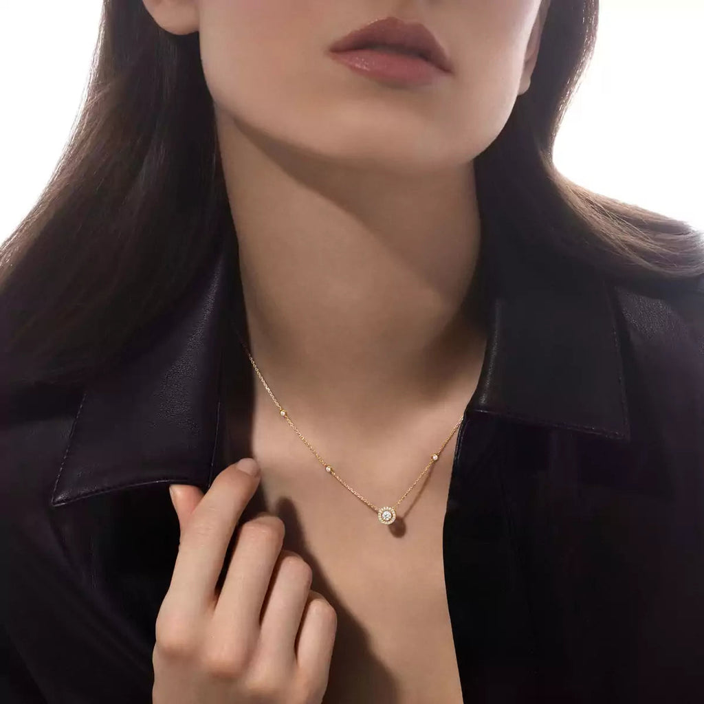 [Luxe Jewellery] Diamond Necklace 0,20ct Brilliant Shape Joy