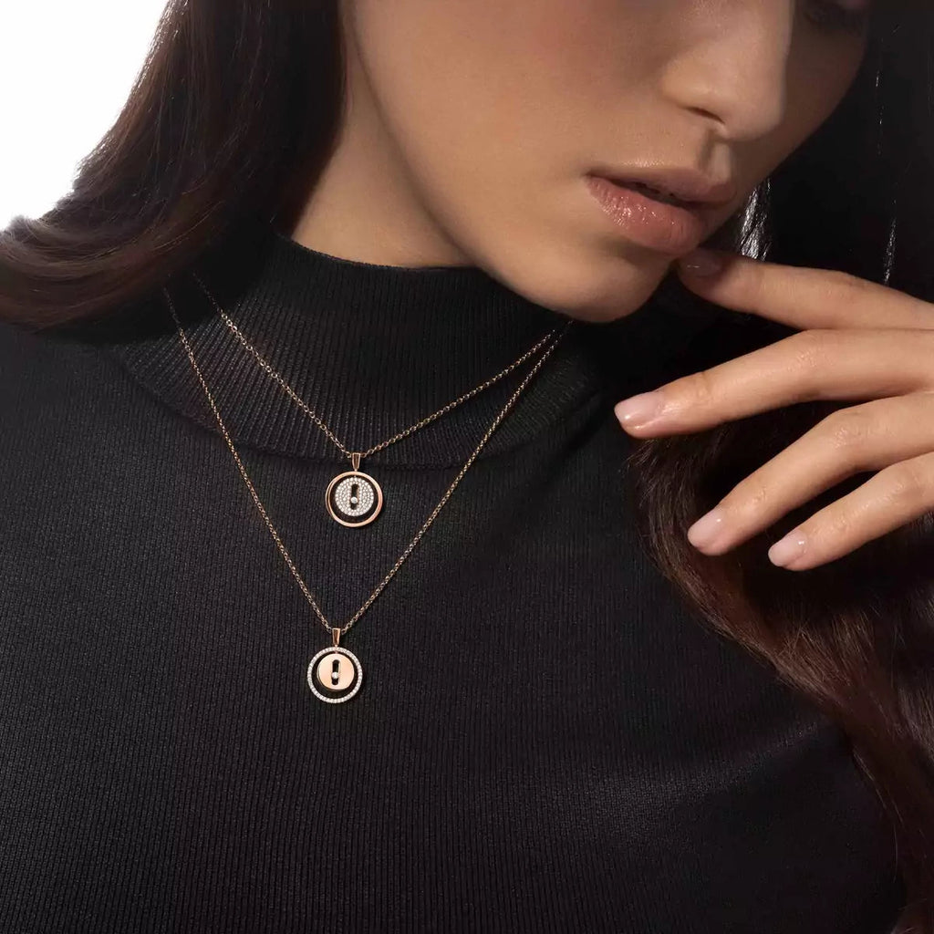 [LUXE JEWELRY] Lucky Move Diamond Necklace