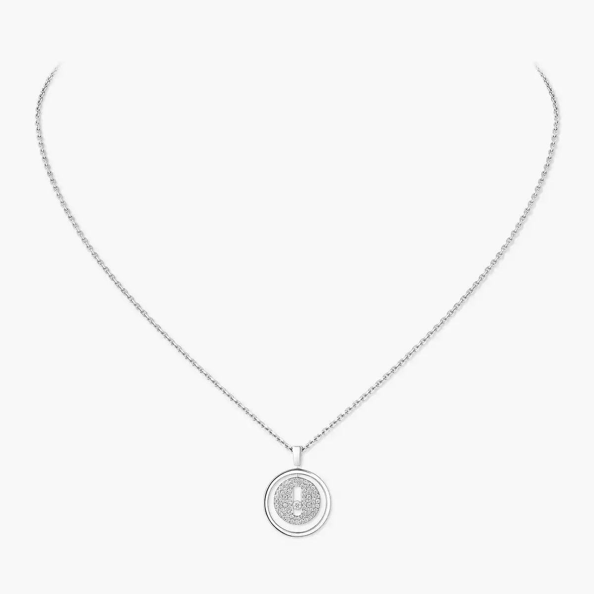 [LUXE JEWELRY] Lucky Move Diamond Necklace