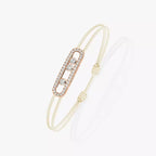 [LUXE JEWELRY]Messika Care(s) pink cord pavé bracelet