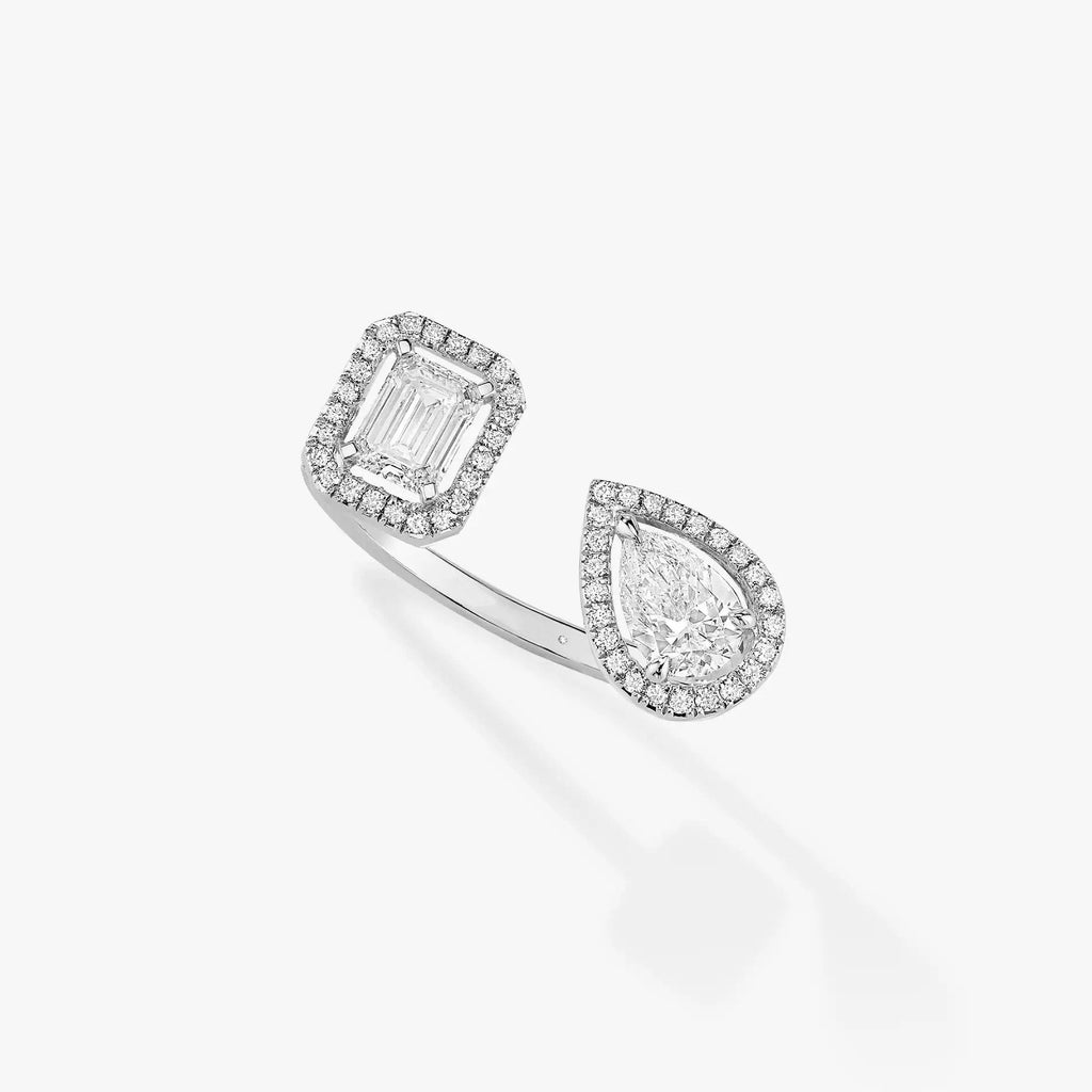[Luxe Jewellery] MY TWIN TOI & MOI SILVER DIAMOND RING