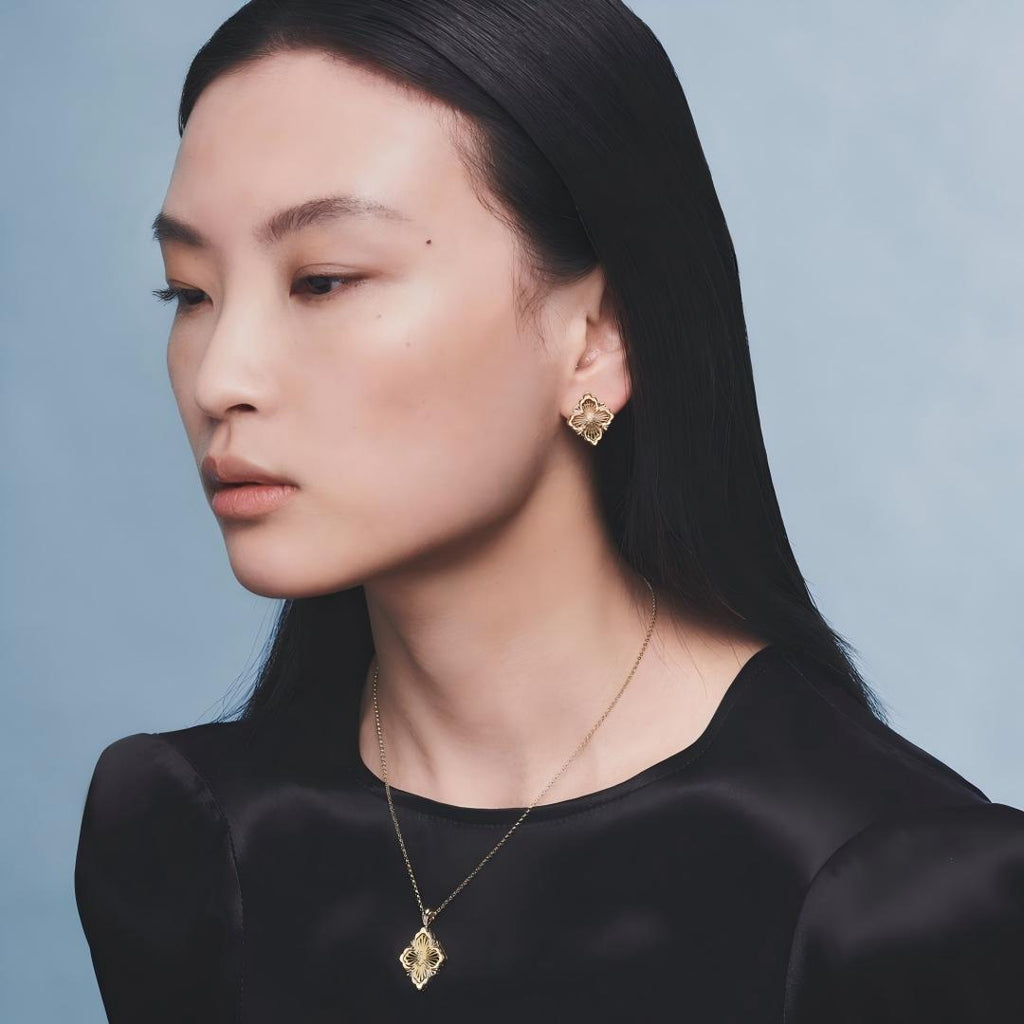 [LUXE JEWELRY] OPERA TULLE ENAMEL NECKLACE