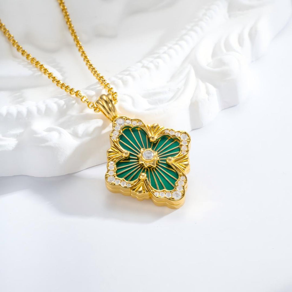 [LUXE JEWELRY] OPERA TULLE ENAMEL NECKLACE