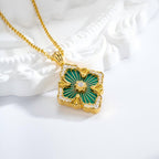 [LUXE JEWELRY] OPERA TULLE ENAMEL NECKLACE