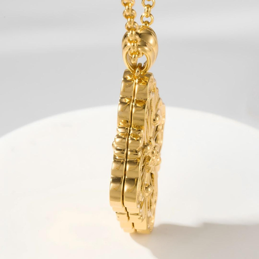 [LUXE JEWELRY] OPERA TULLE ENAMEL NECKLACE