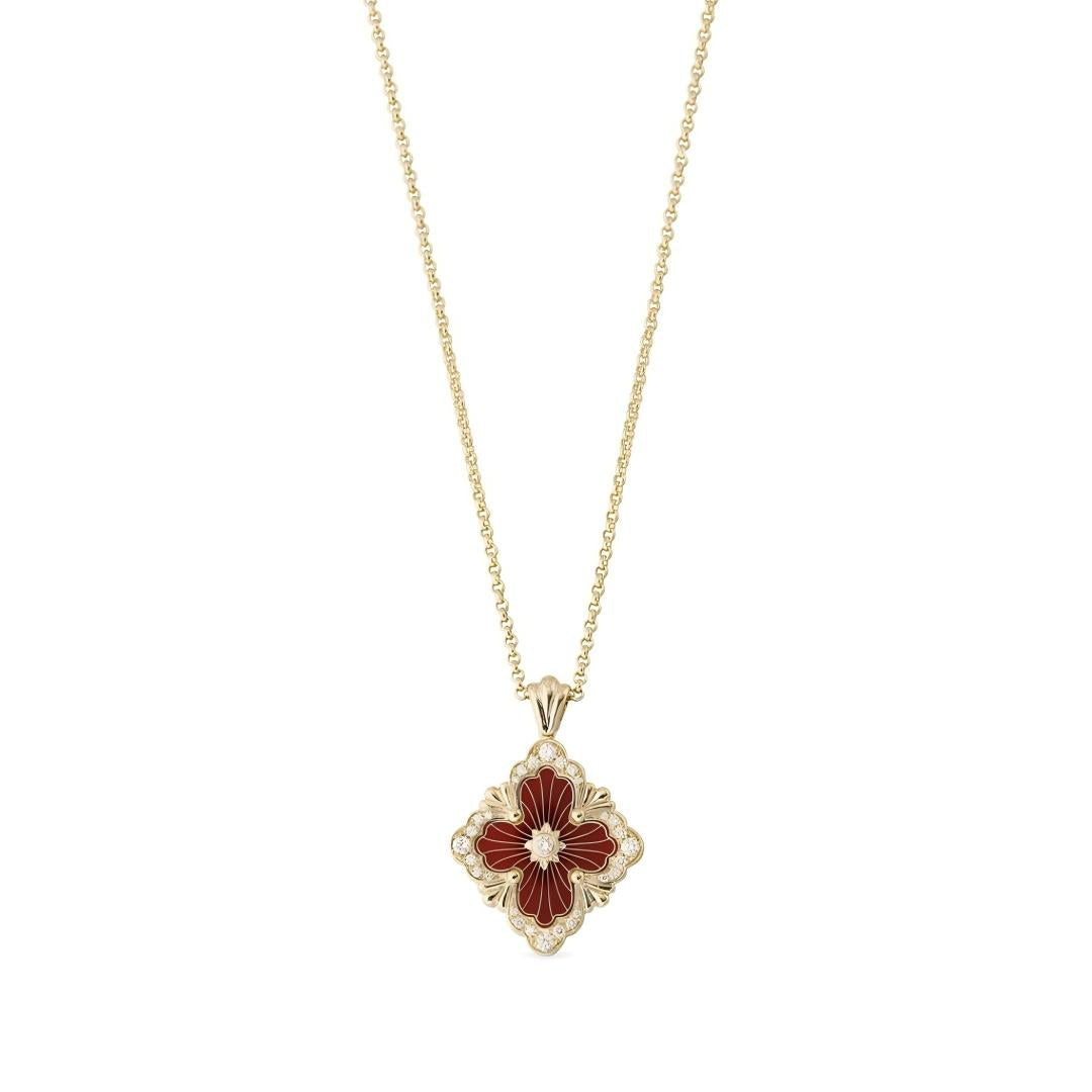 [LUXE JEWELRY] OPERA TULLE ENAMEL NECKLACE