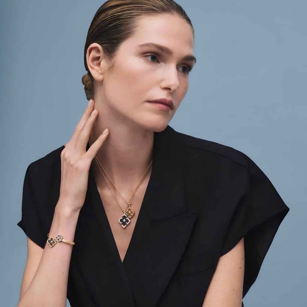 [LUXE JEWELRY] OPERA TULLE ENAMEL NECKLACE
