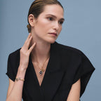 [LUXE JEWELRY] OPERA TULLE ENAMEL NECKLACE
