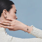 [LUXE JEWELRY] OPERA TULLE  RING WITH  ENAMEL BACKGROUND