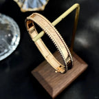 [LUXE JEWELRY]CLOVER PERLEE BRACELET SIGNATURE ENGRAVING SERIES