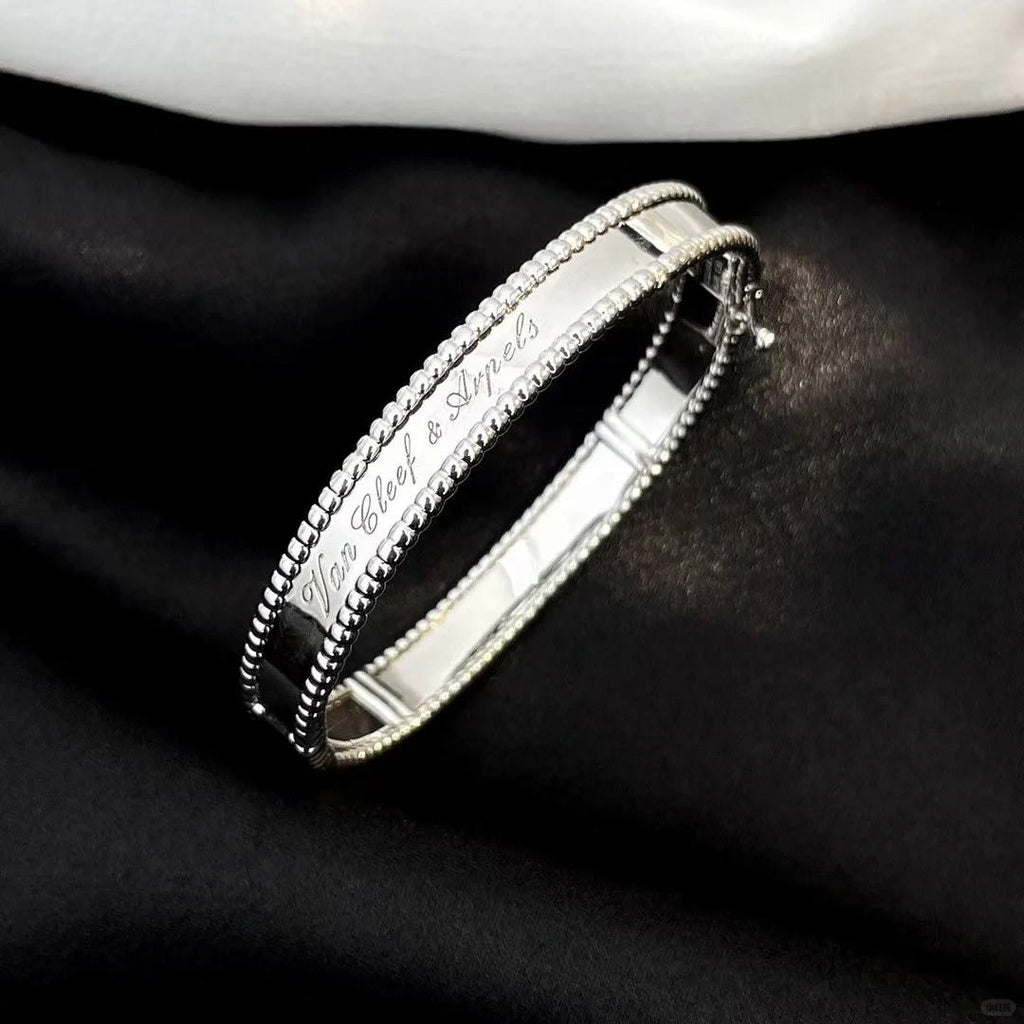 [LUXE JEWELRY]CLOVER PERLEE BRACELET SIGNATURE ENGRAVING SERIES