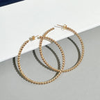 [LUXE JEWELRY] SMOOTH BEAD STUD EARRINGS