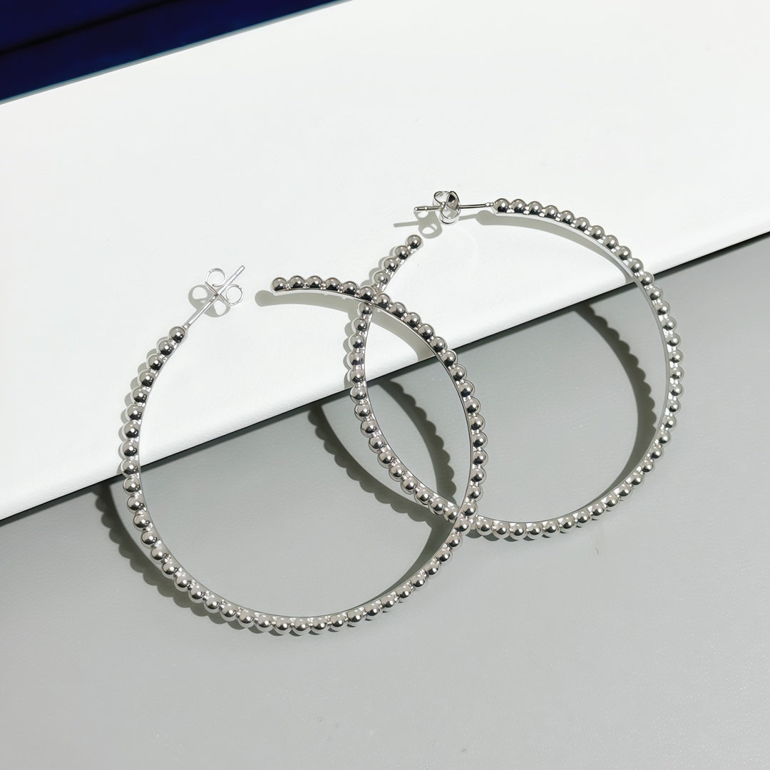 [LUXE JEWELRY] SMOOTH BEAD STUD EARRINGS