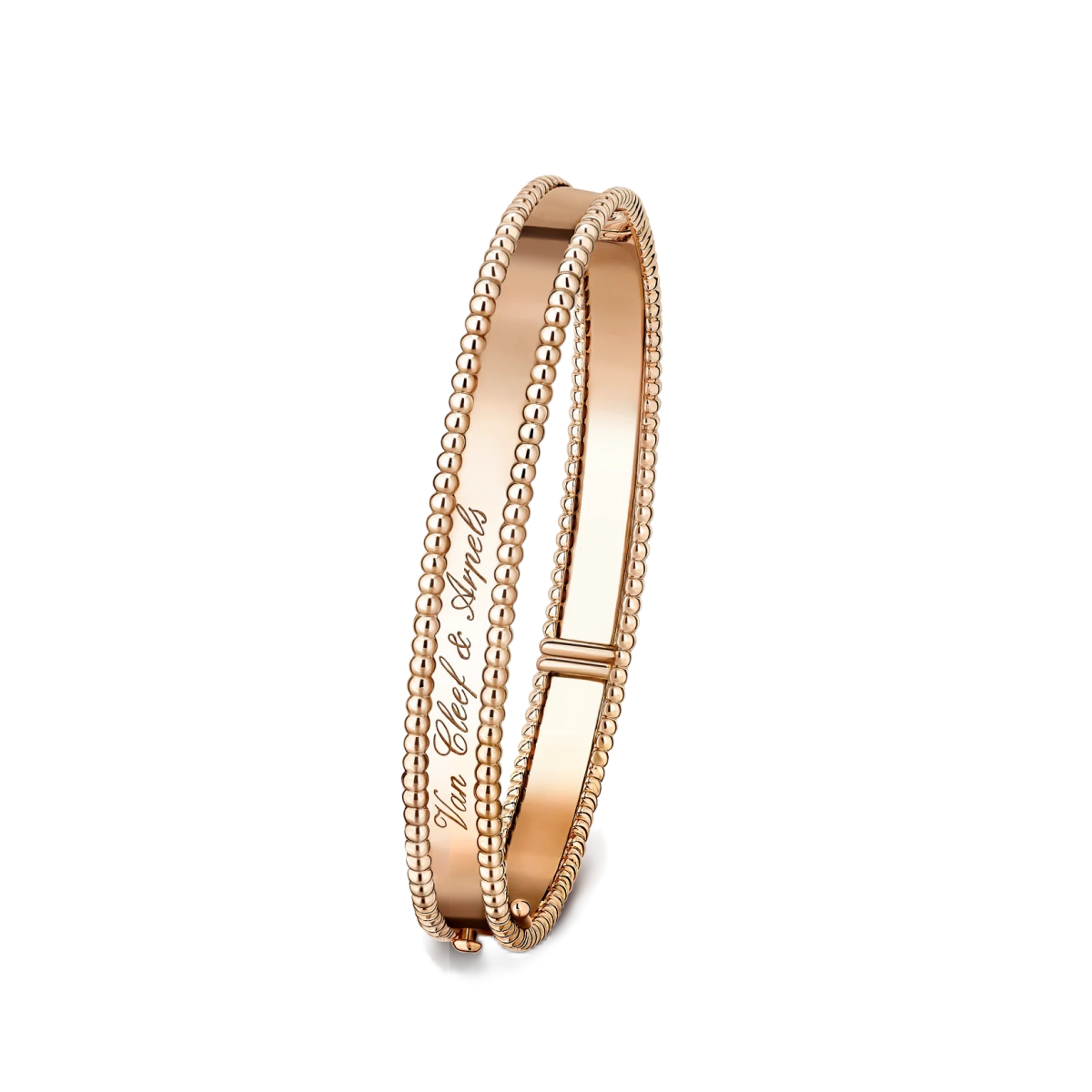 [LUXE JEWELRY]CLOVER PERLEE BRACELET SIGNATURE ENGRAVING SERIES