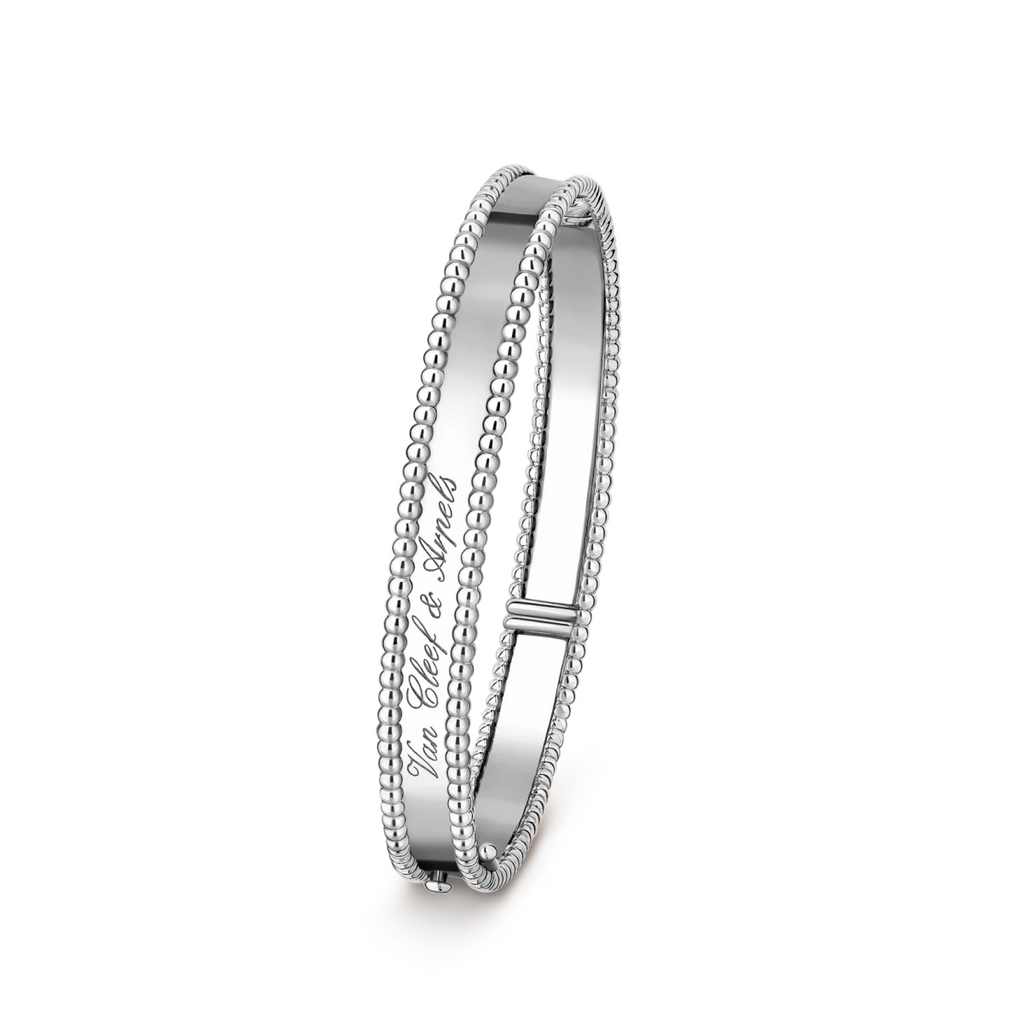 [LUXE JEWELRY]CLOVER PERLEE BRACELET SIGNATURE ENGRAVING SERIES