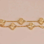 [LUXE JEWELRY] CLOVER 5 MOTIF LASER BRACELET COLLECTION