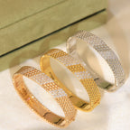[LUXE JEWELRY]  FIVE-ROW DIAMOND BRACELET