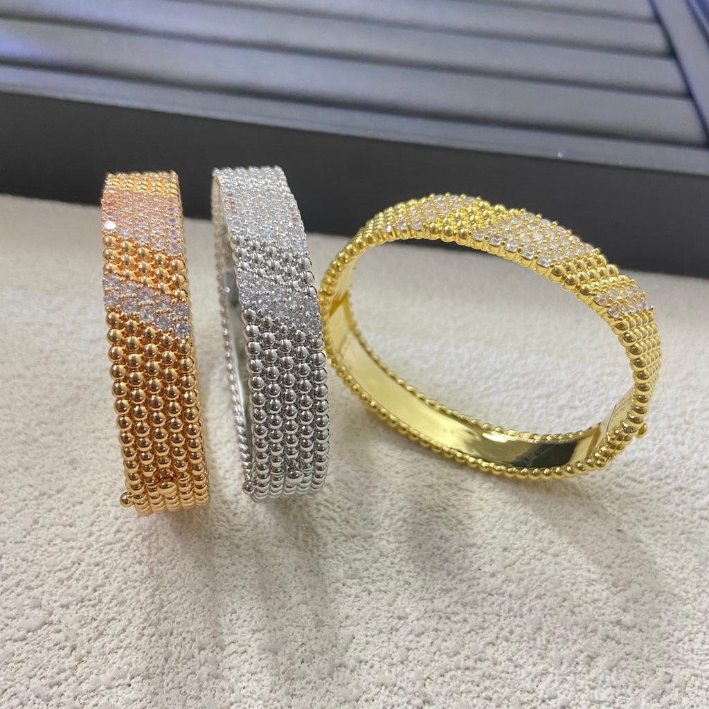 [LUXE JEWELRY]  FIVE-ROW DIAMOND BRACELET
