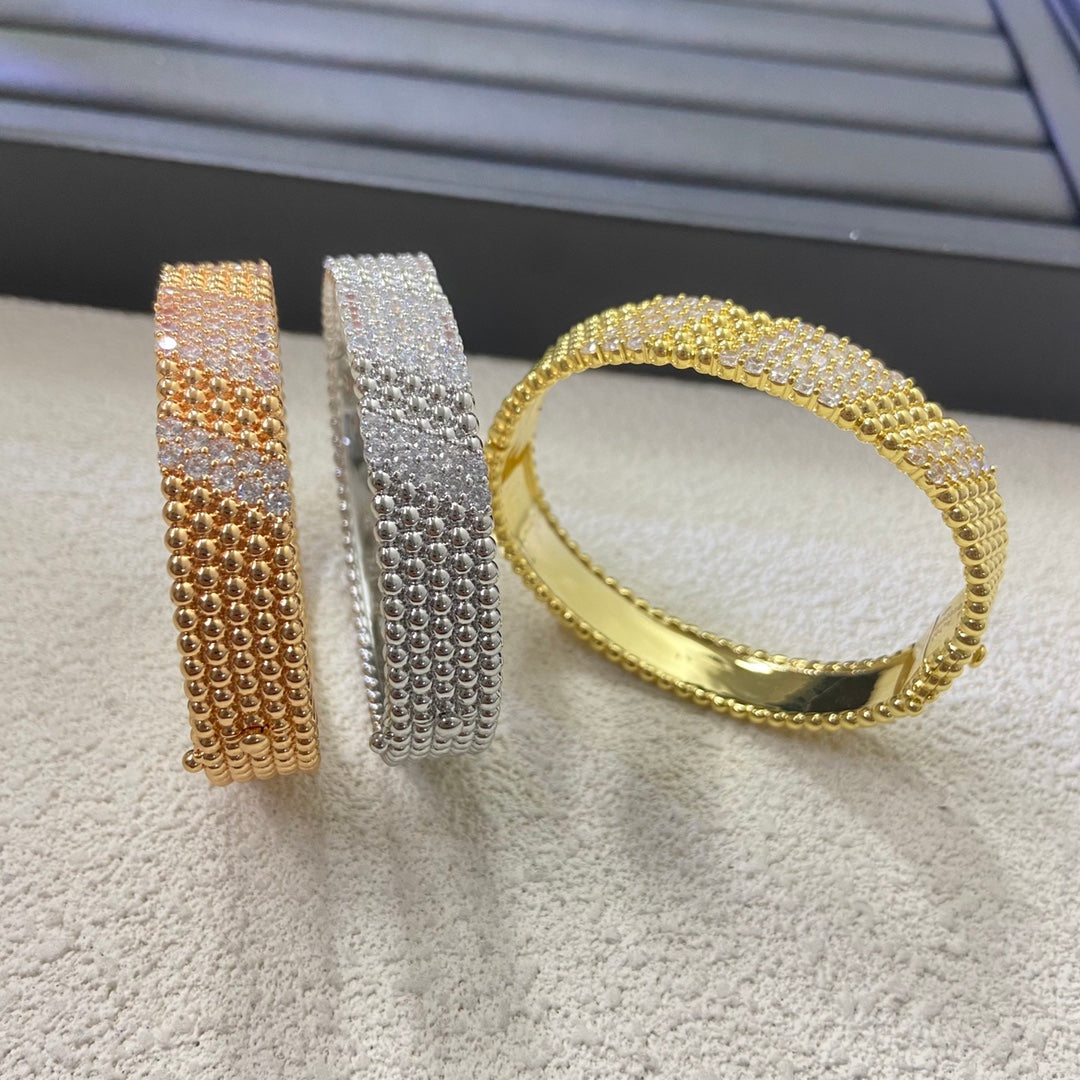 [LUXE JEWELRY]  FIVE-ROW DIAMOND BRACELET