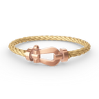 [LUXE JEWELRY]FORCE LARGE HORSESHOE NO DIAMOND BRACELET ROSE GOLD