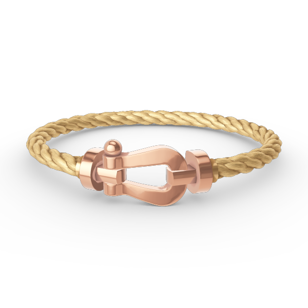 [LUXE JEWELRY]FORCE LARGE HORSESHOE NO DIAMOND BRACELET ROSE GOLD