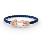 [LUXE JEWELRY]FORCE LARGE HORSESHOE FULL DIAMOND BRACELET ROSE GOLD